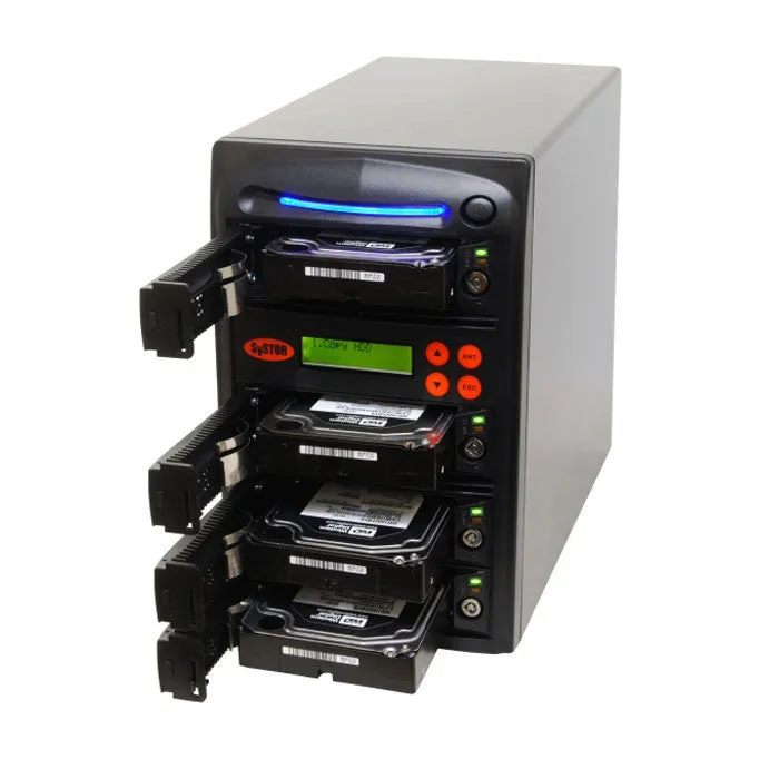SySTOR 1:3 SATA Hard Disk Drive / Solid State Drive (HDD/SSD) Clone Duplicator/Sanitizer - High Speed (150MB/sec) (SYS203HS)