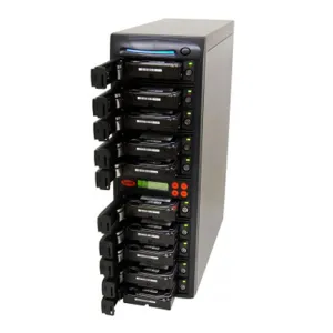 SySTOR 1:9 SATA Hard Disk Drive / Solid State Drive (HDD/SSD) Clone Duplicator/Sanitizer - High Speed (150MB/sec) (SYS209HS)