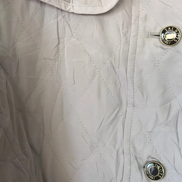 Talbots jacket quilted light weight sz L equestrian barn jacket