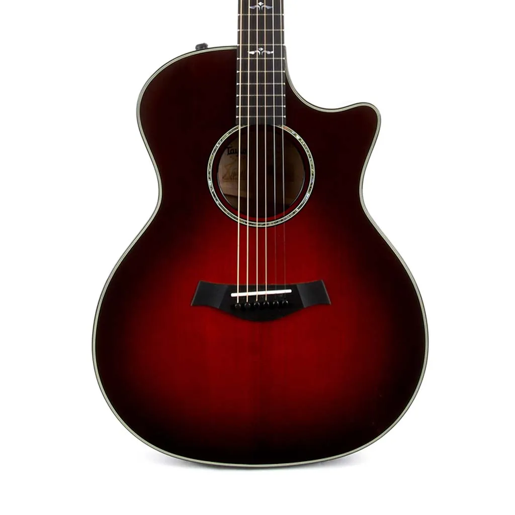 Taylor 614ce-LTD Quilt Maple/Torrefied Sitka Spruce Grand Auditorium Acoustic Guitar w/Case, Desert