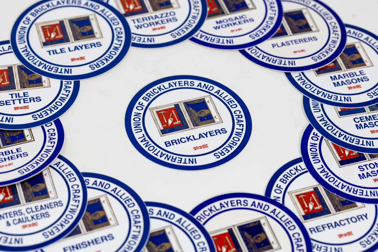 TD3 - 2 1/2" HARD HAT DECAL- AVAILABLE IN A VARIETY OF TRADES (EACH)