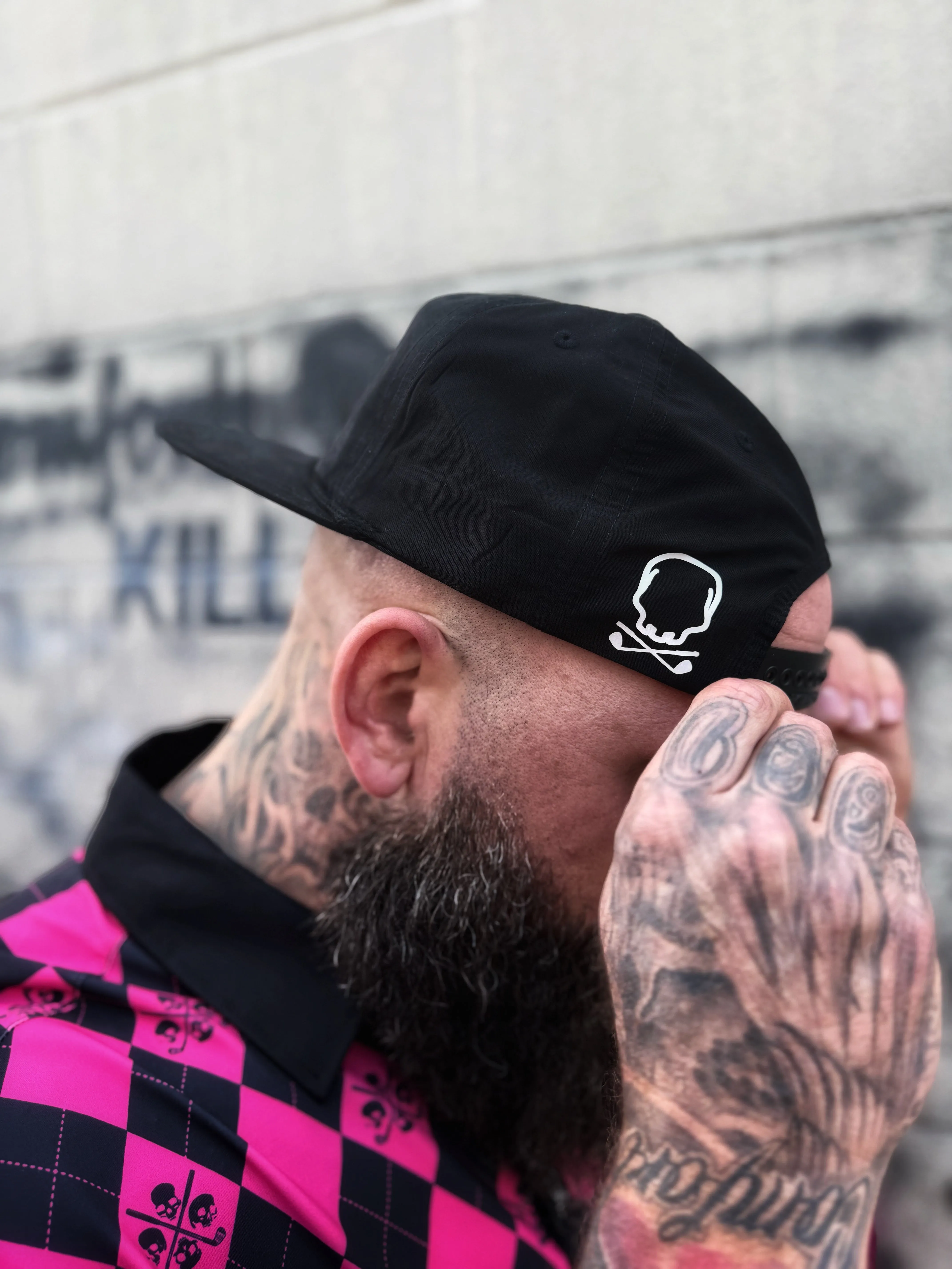 TDC SKULL GOLF BLACK HAT