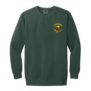Team Lithuania 2024 Olympics -Men/Women Unisex Soft- Washed Crewneck Sweatshirt