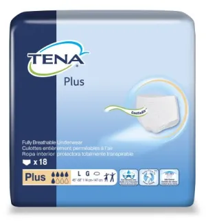 TENA Protective Underwear Plus Absorbency - Large 72/Case
