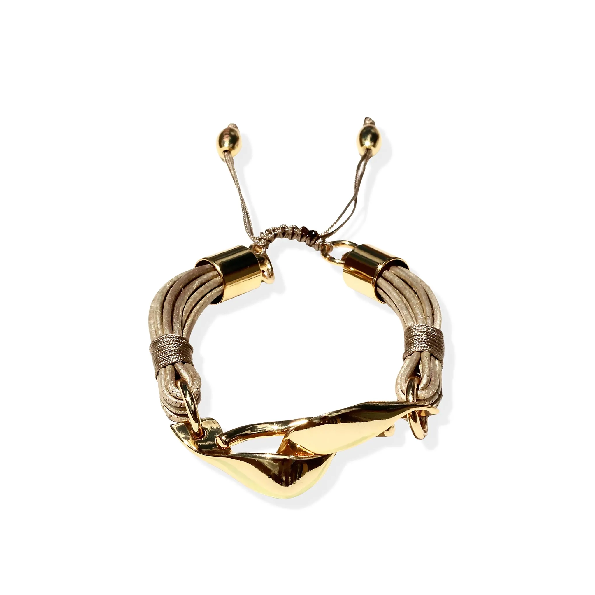 Terra Andes Bracelet In Shimmery Beige