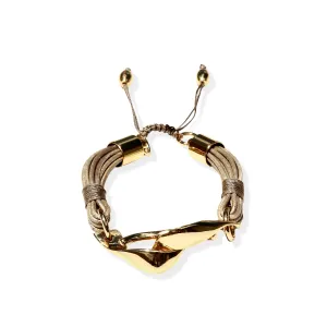 Terra Andes Bracelet In Shimmery Beige