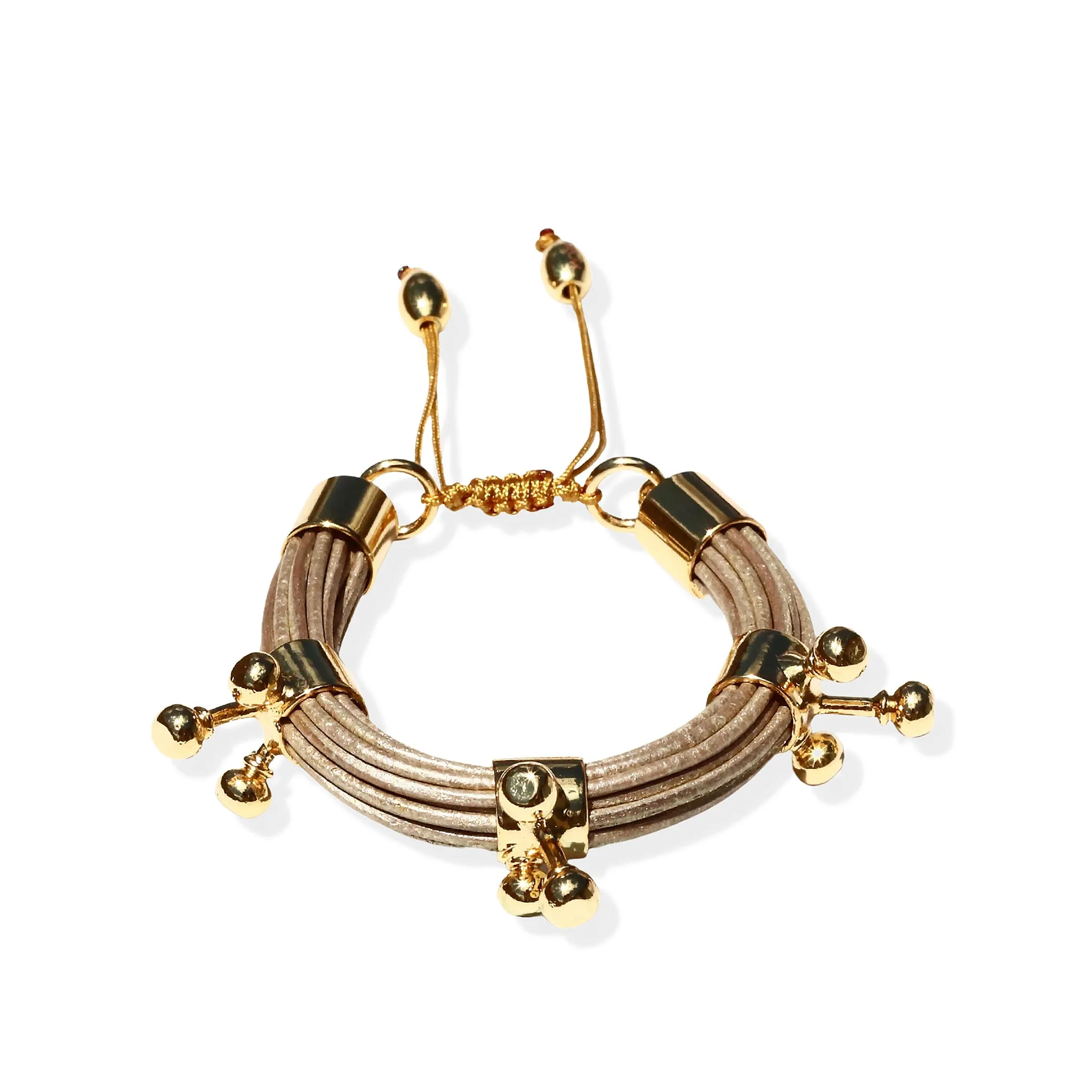 Terra Gobi Bracelet In Shimmery Beige II