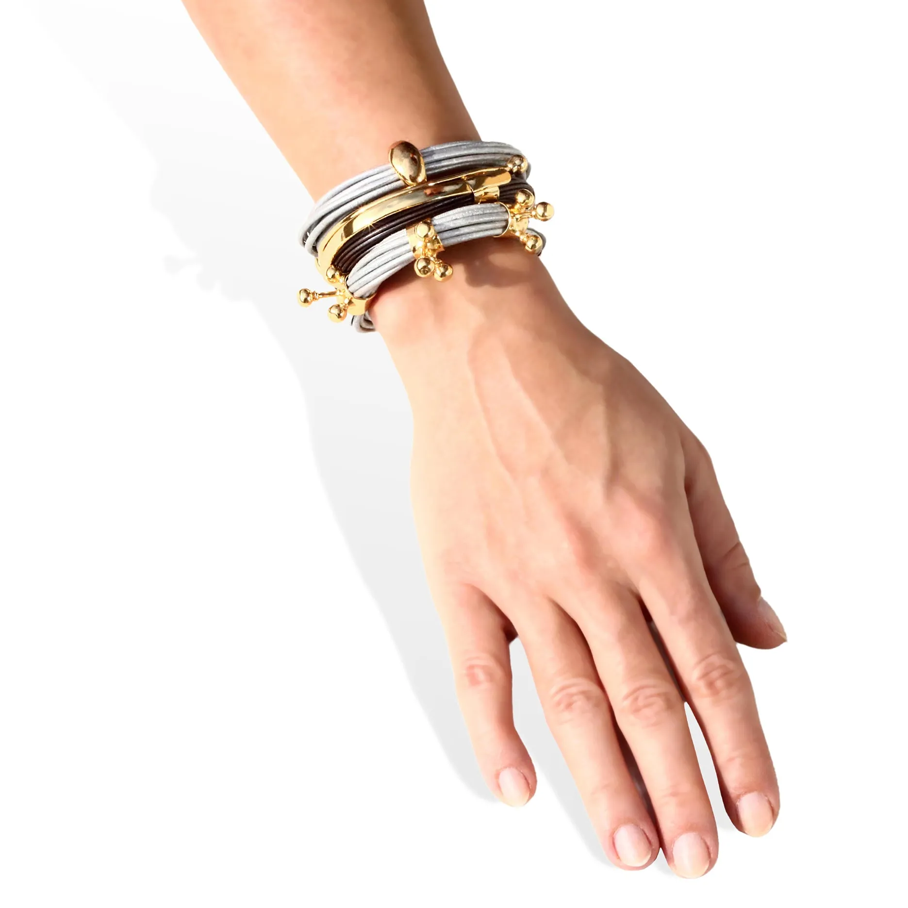 Terra Mali Bracelet In Shimmery Blue