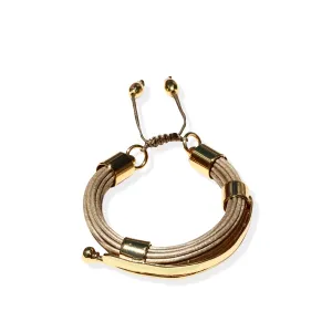 Terra Nile Bracelet In Shimmery Beige