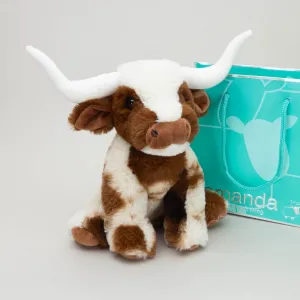 Texas Longhorn Cow Small Soft Toy