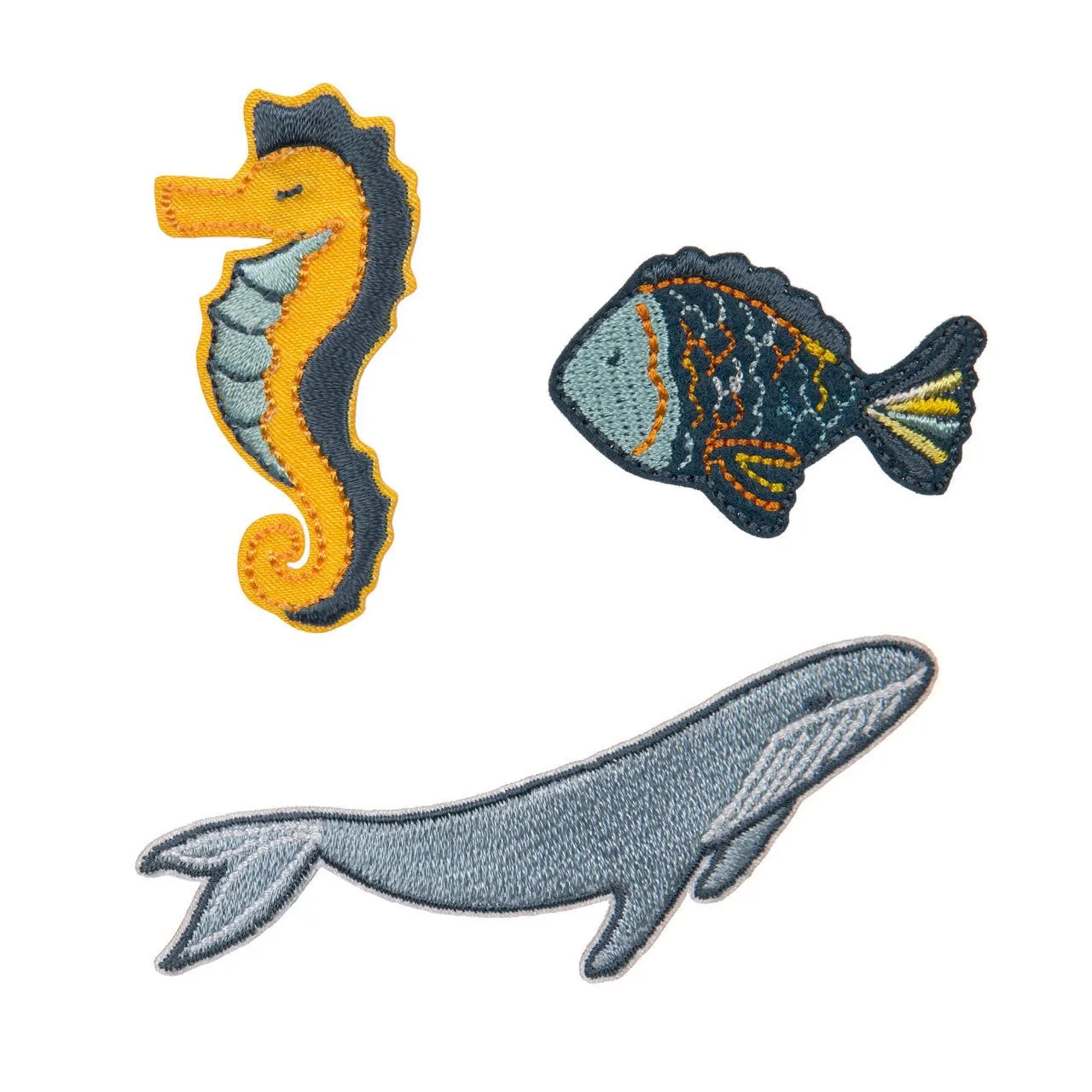 Textile Woven Sticker - Textil-Sticker 3er Set