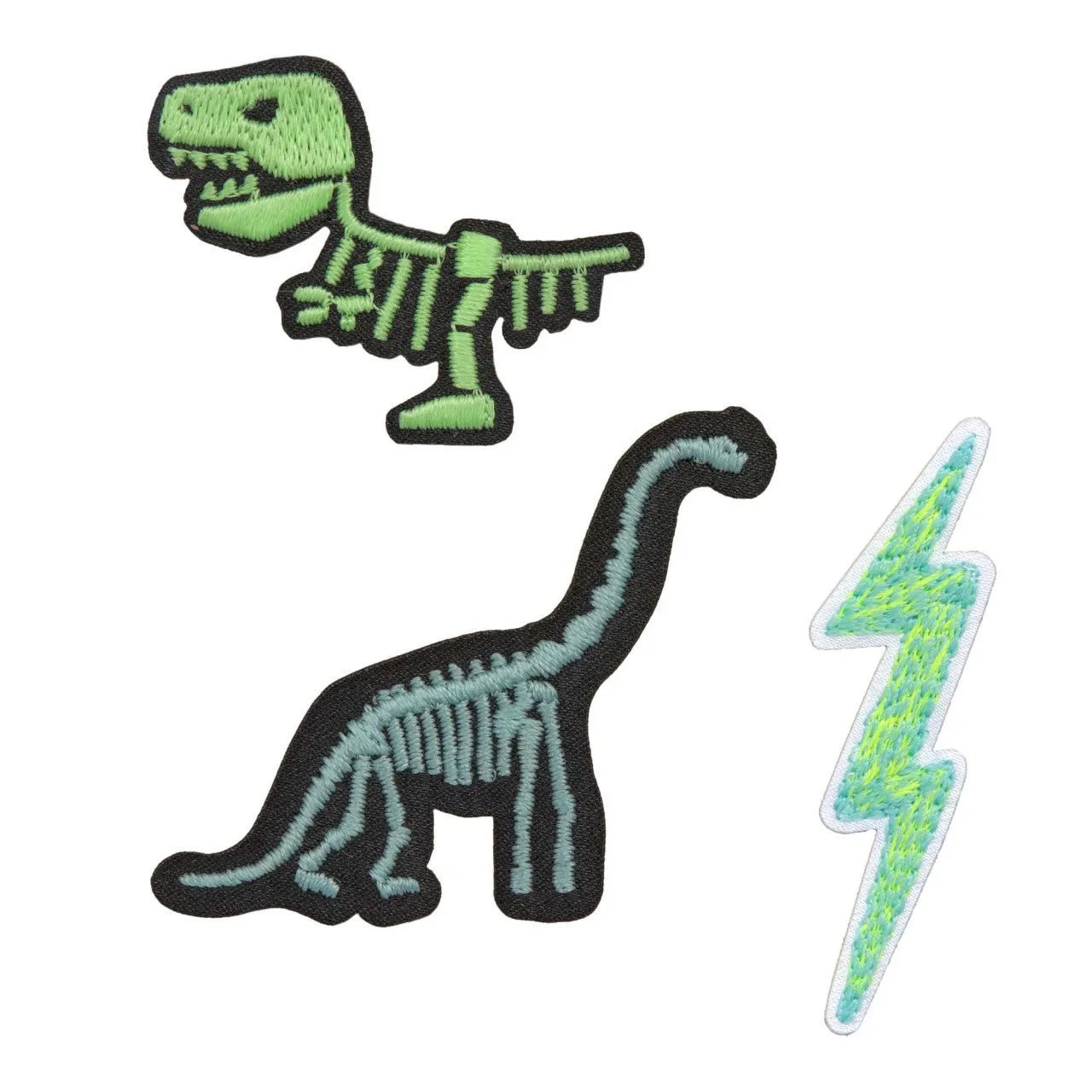 Textile Woven Sticker - Textil-Sticker 3er Set
