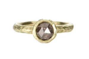 Textured Bezel Ring