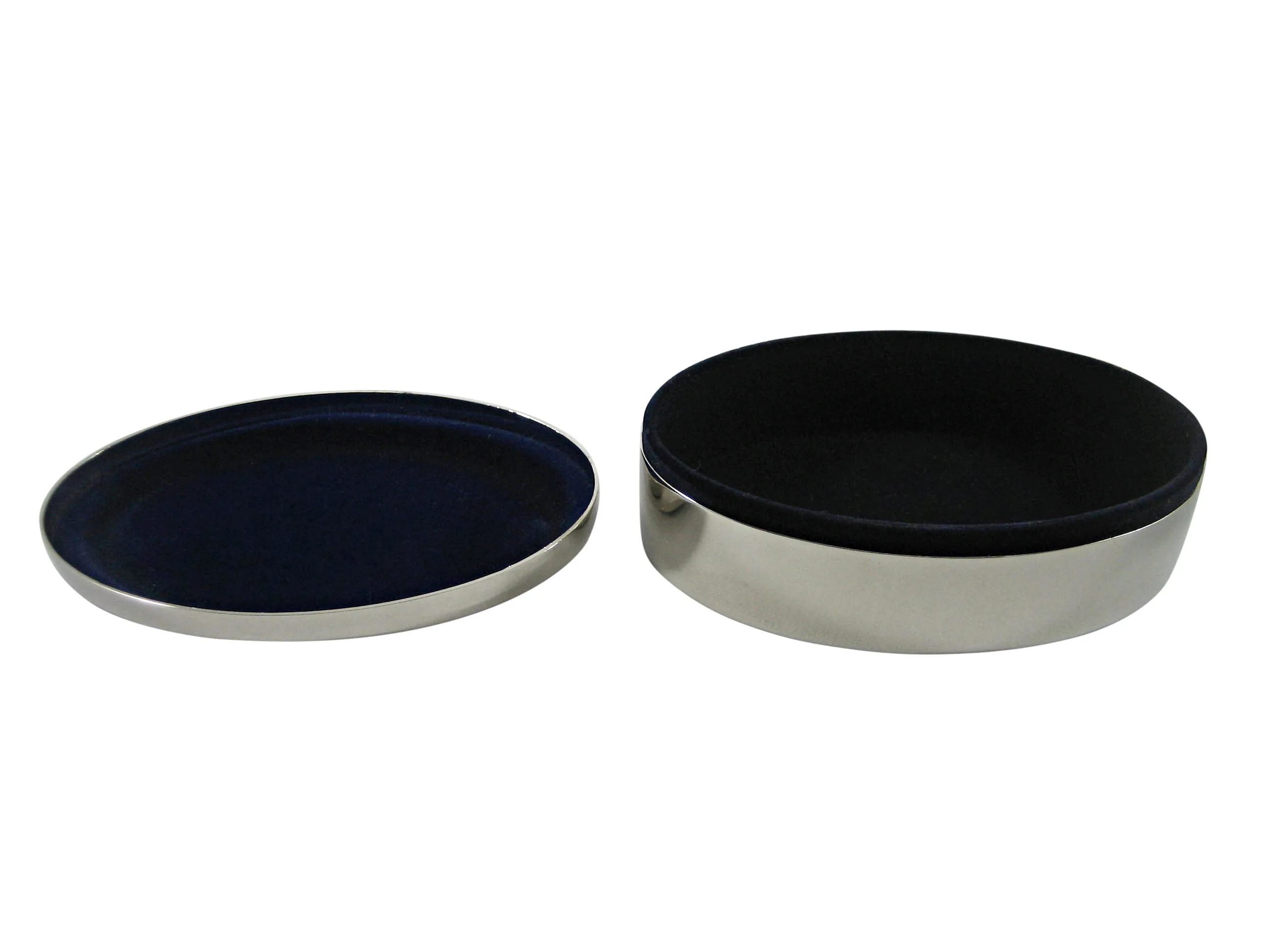 Textured Black Photography Camera Pendant Oval Trinket Jewelry Box