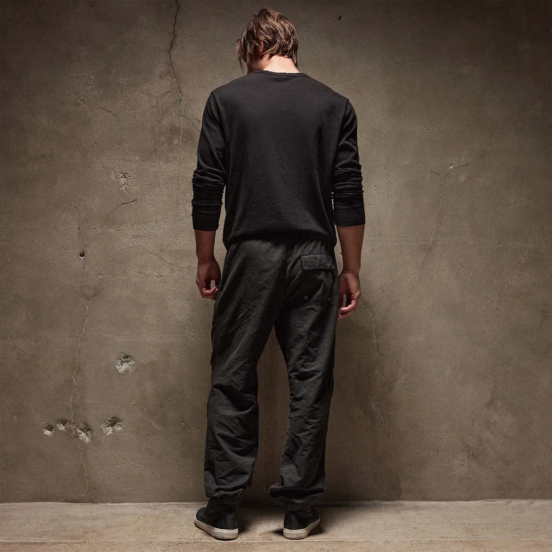Textured Flight Pant - Black