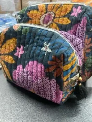 Textured Flower Pouch