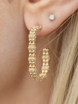 Textured Rectangular Hoops