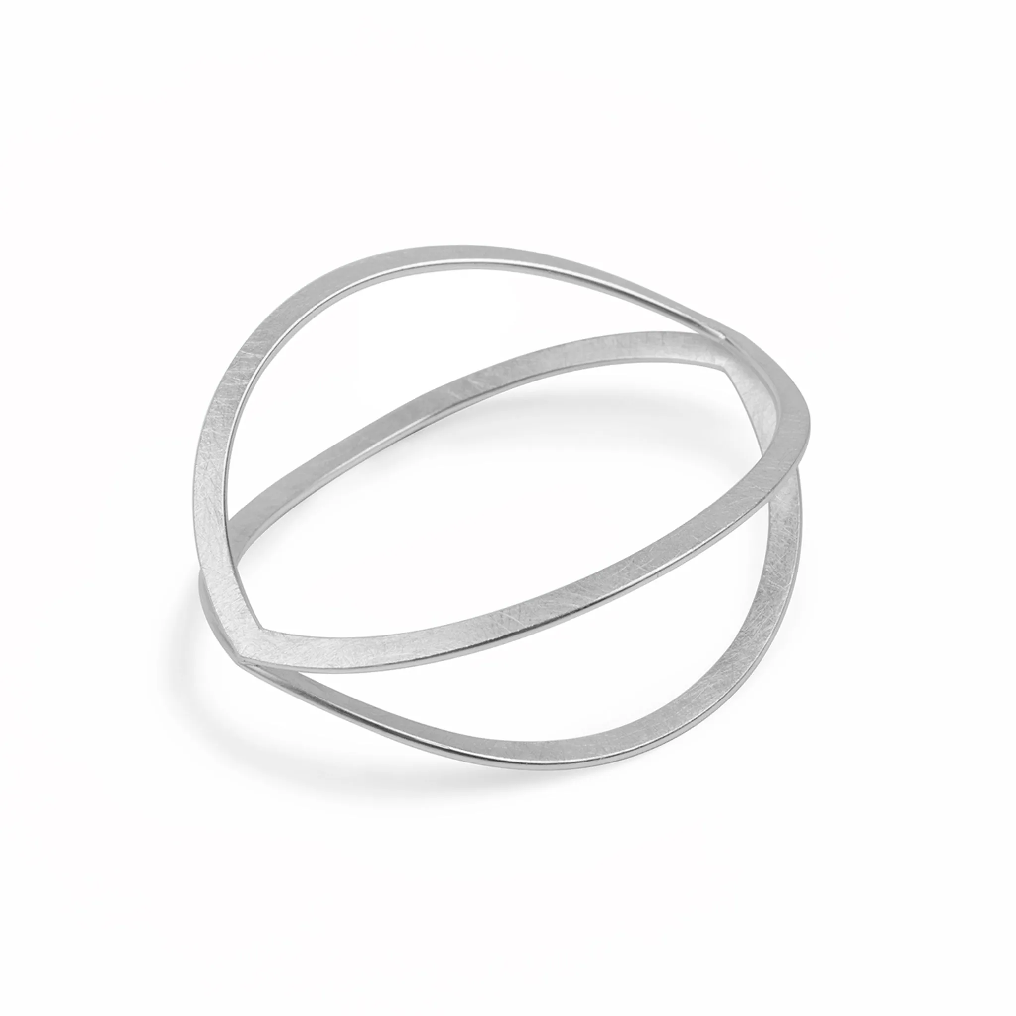Textured Silver Bracelet