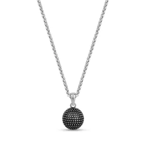 Textured Sphere Pendant