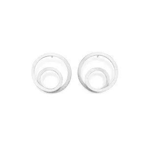 Textured Sterling Silver Earrings