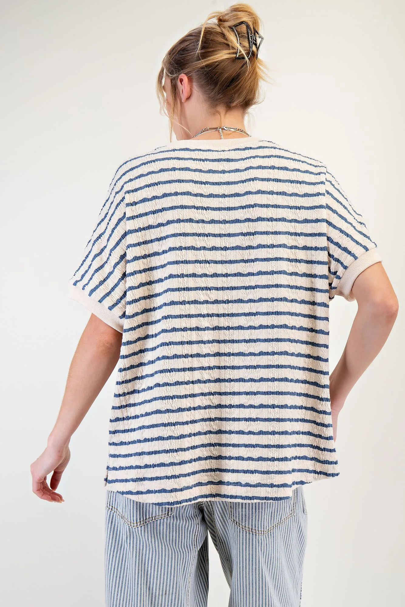 Textured Stripe Shirt