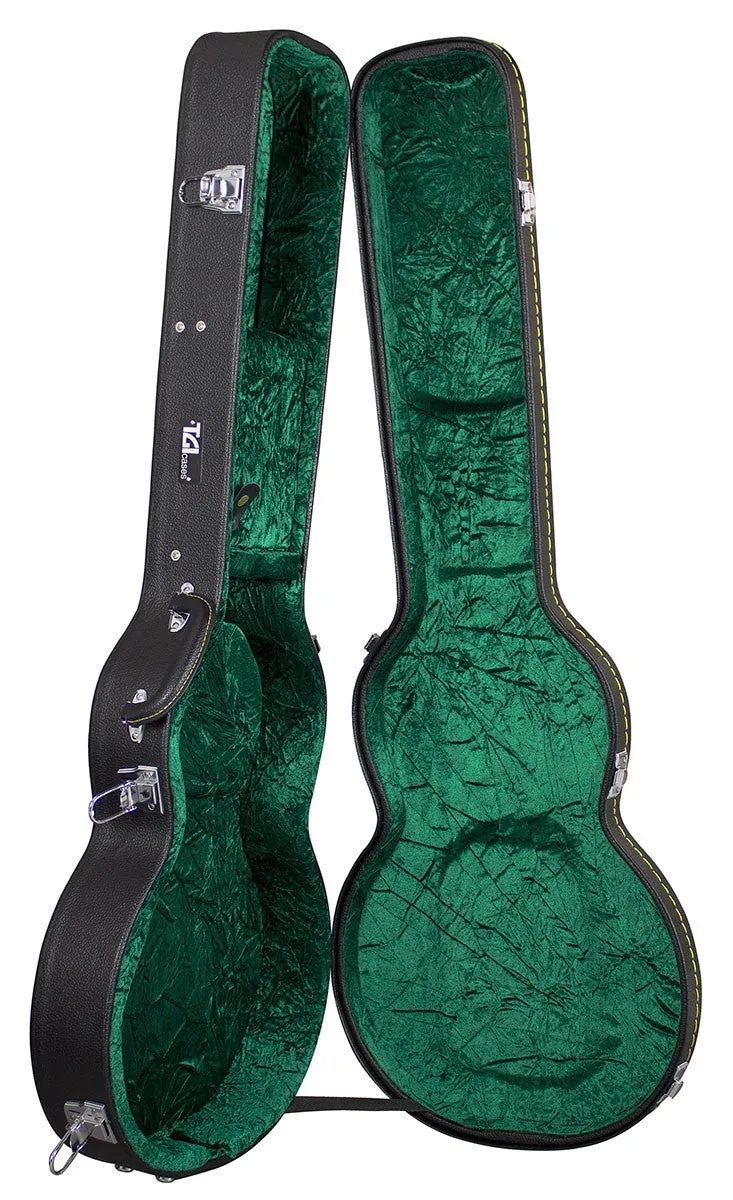 TGI CASE WOOD ELECTRIC LP STYLE GUITAR