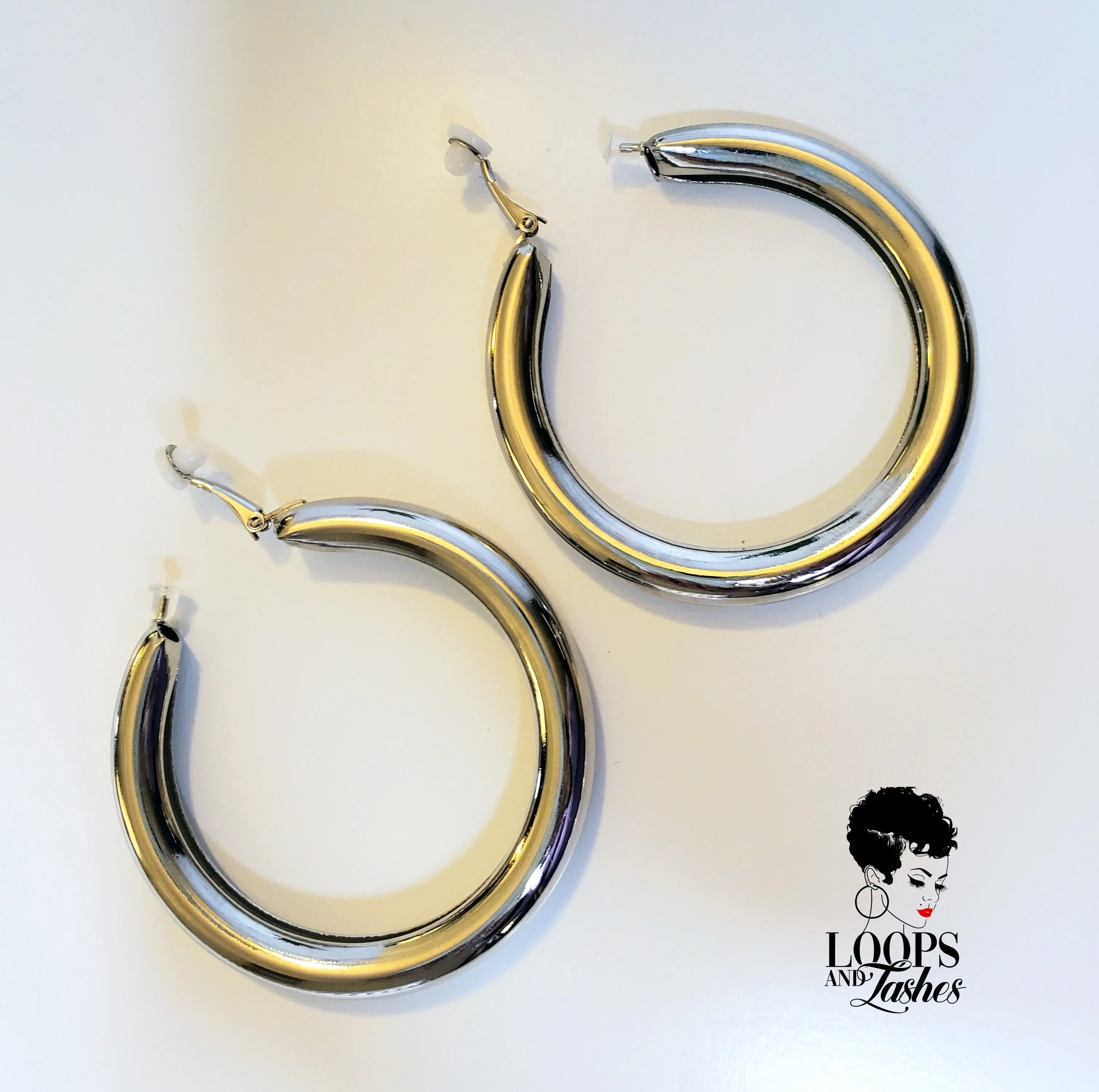 Thick and Rich Hoops (Clip-on Earrings)