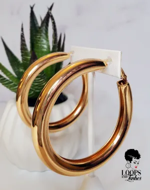 Thick and Rich Hoops (Clip-on Earrings)