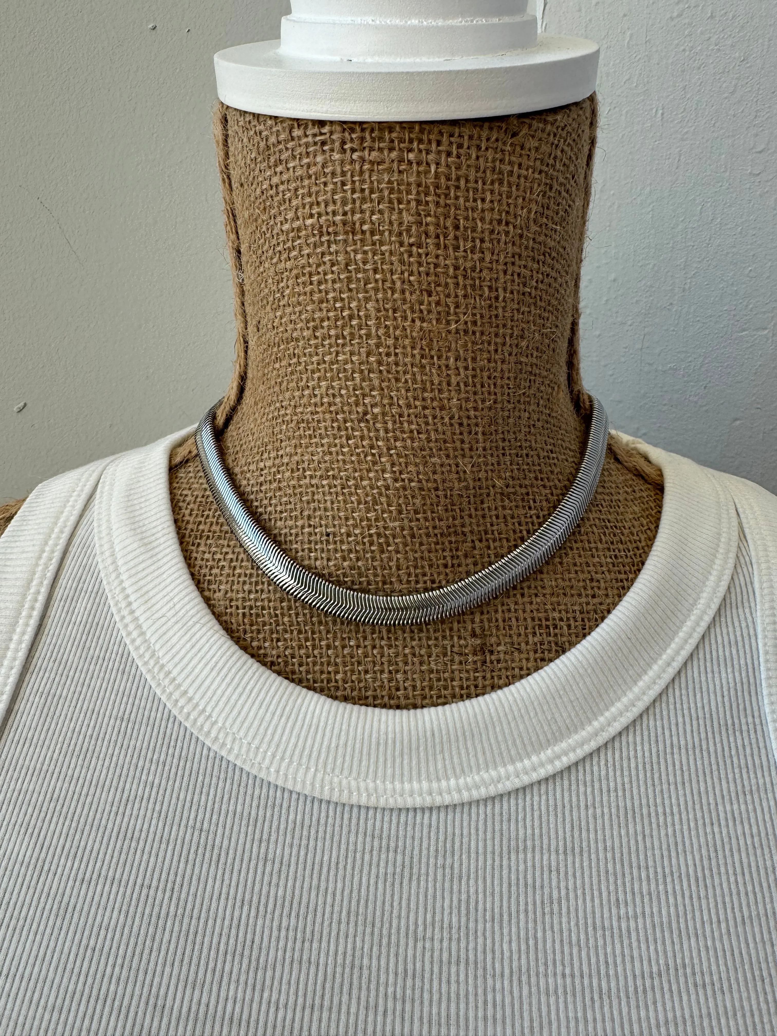 Thick Bone Necklace