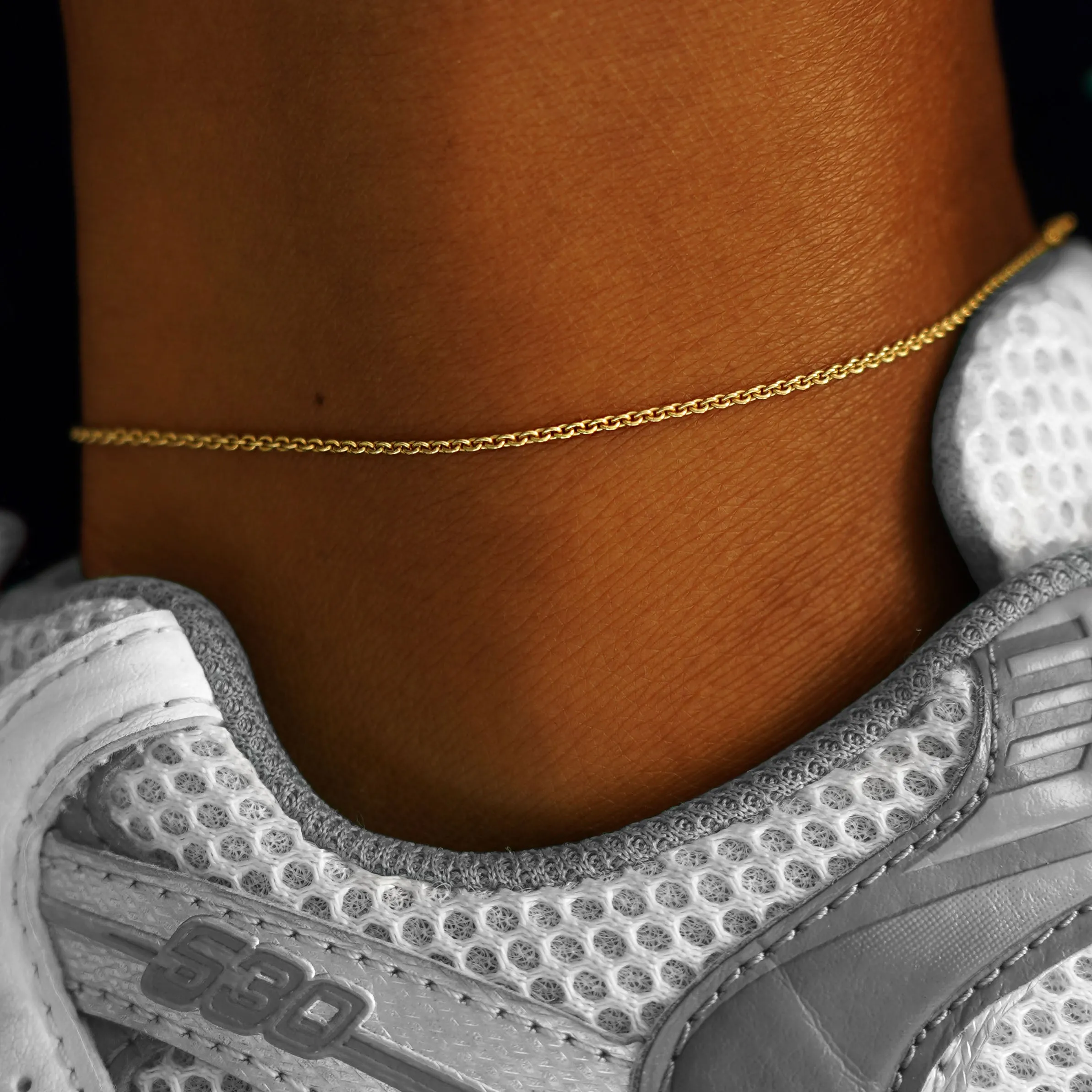 Thick Cable Anklet