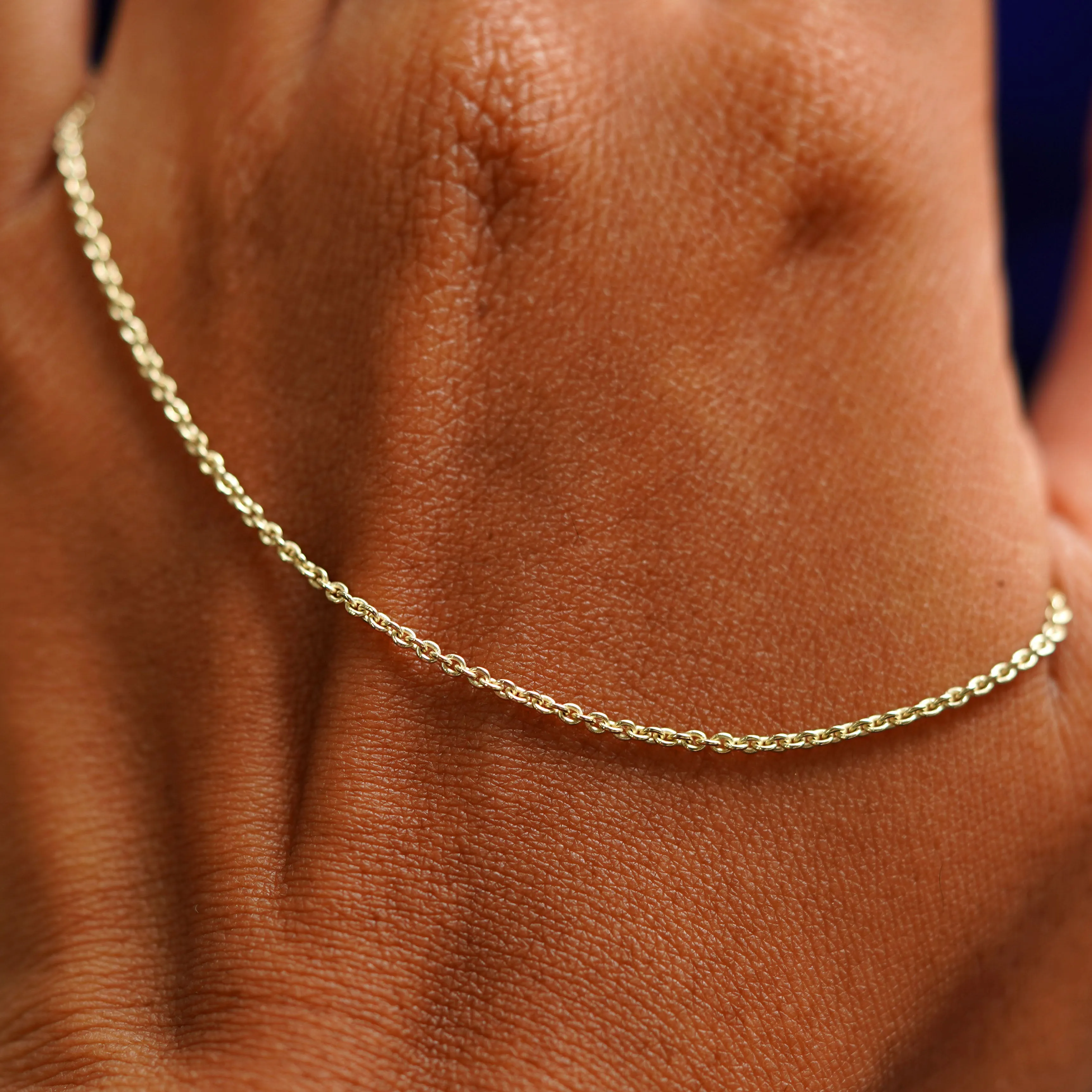 Thick Cable Anklet