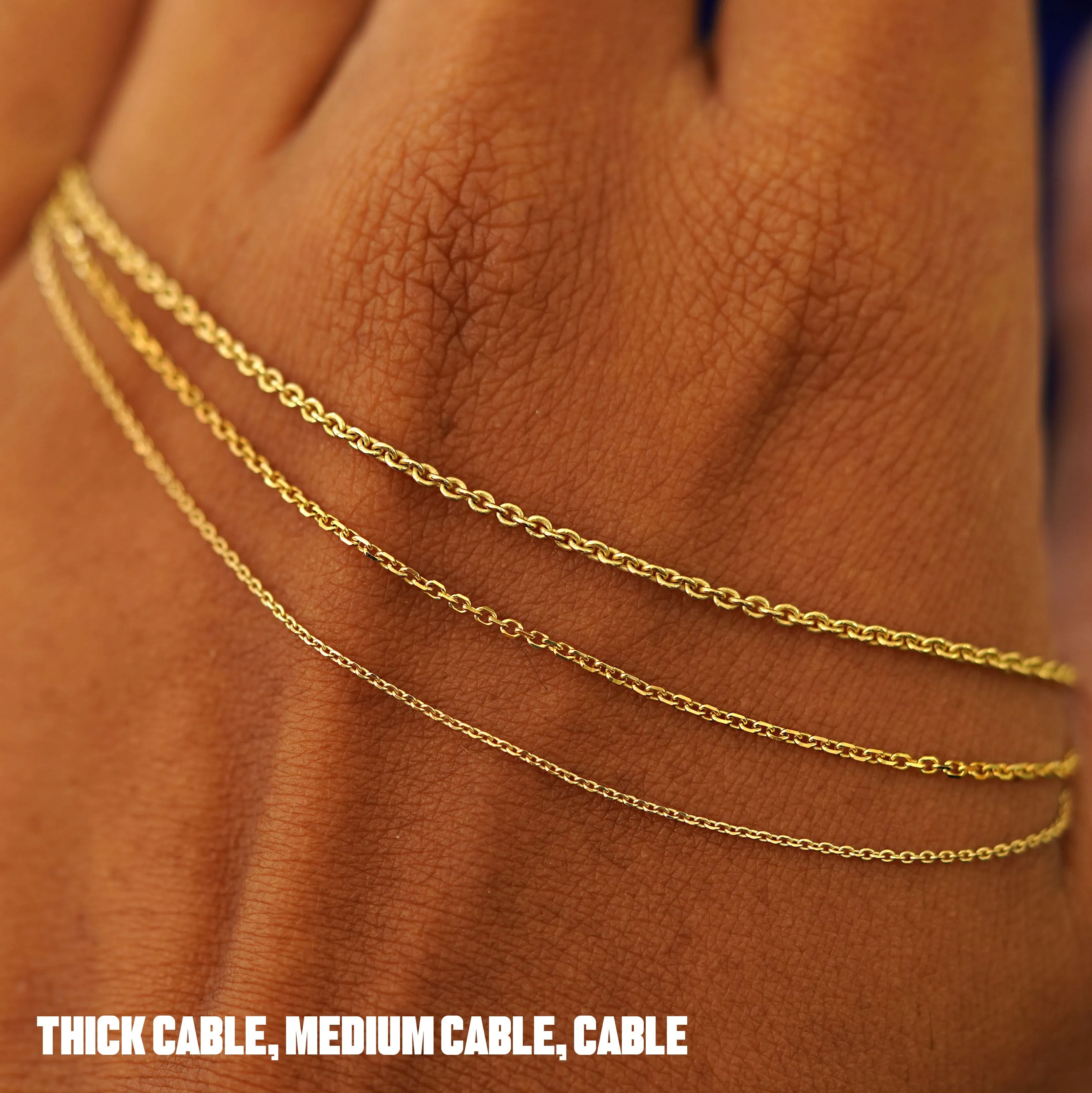 Thick Cable Anklet