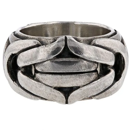 Thick Chain Rounded Ring