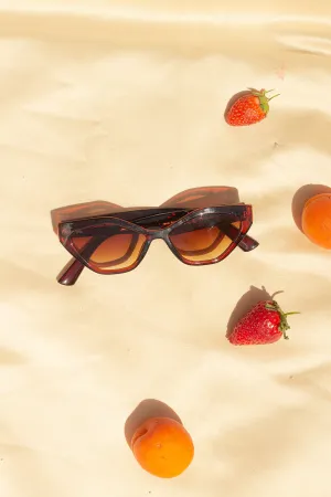 Thick Diamond Frame Sunglasses