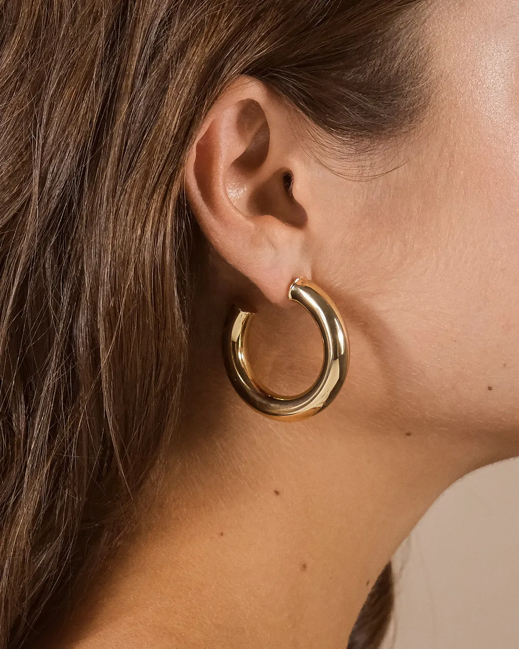 Thick Hollow Hoops