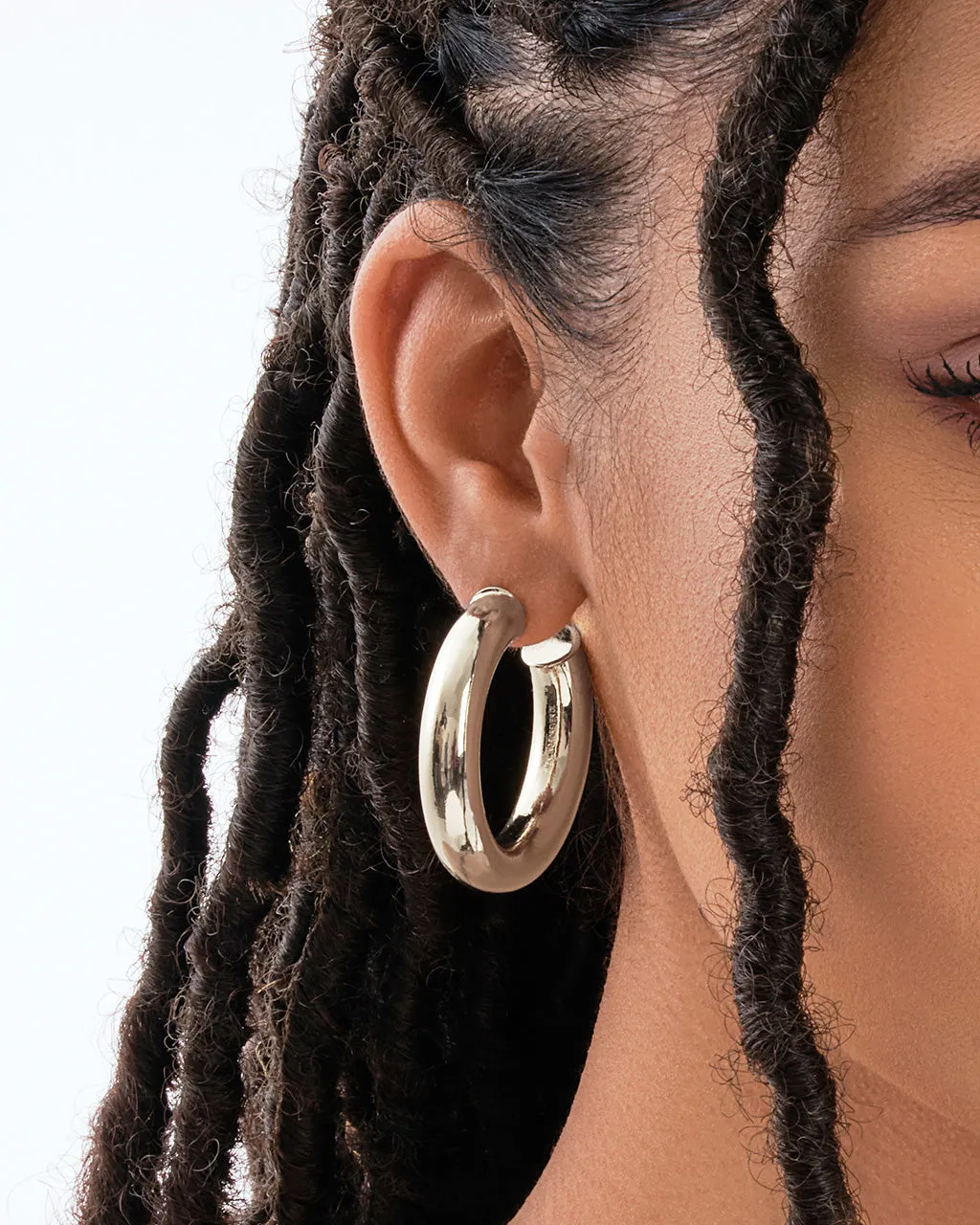 Thick Hollow Hoops
