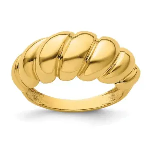 Thick Ribbed Dome Ring