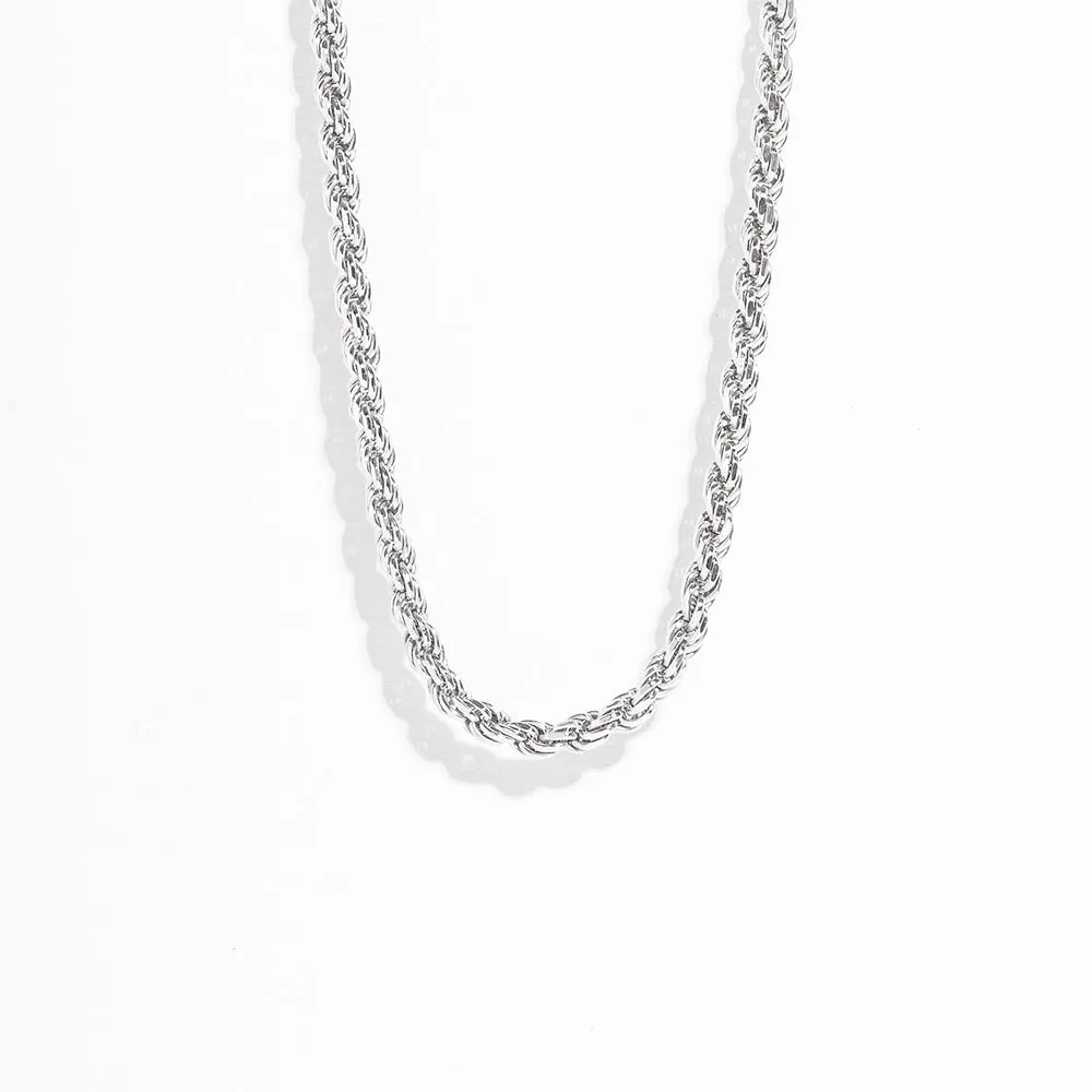 THICK ROPE CHAIN NECKLACE