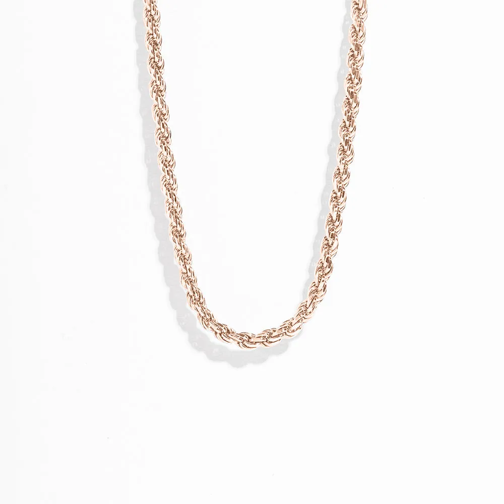 THICK ROPE CHAIN NECKLACE