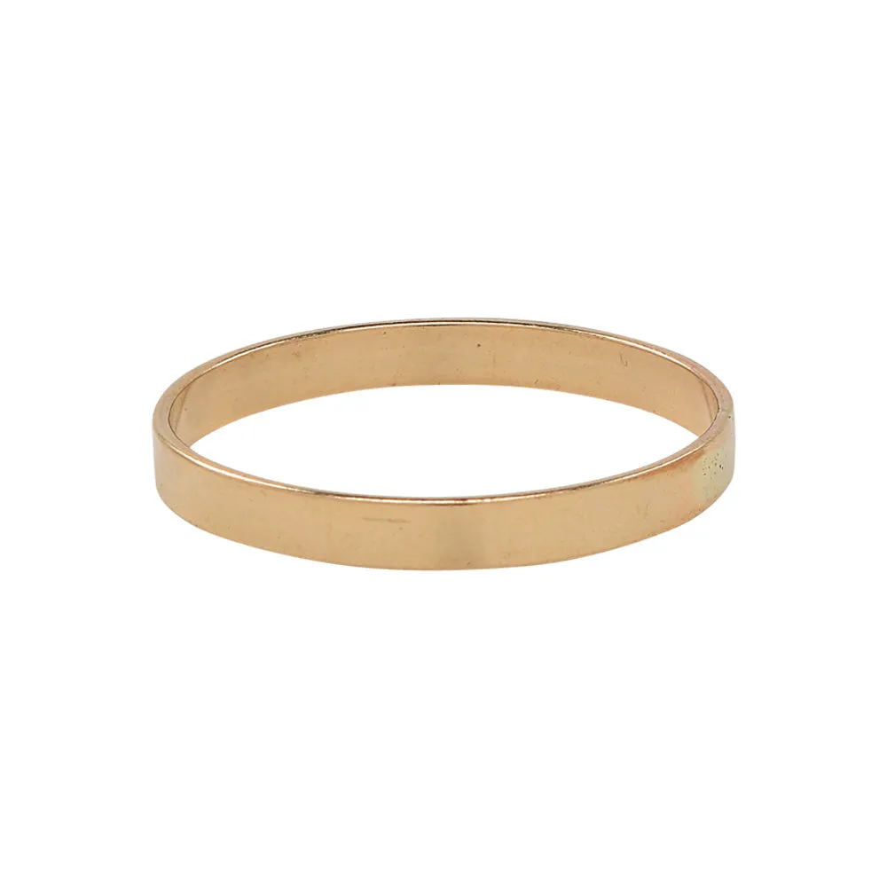 Thick Smooth Band Ring