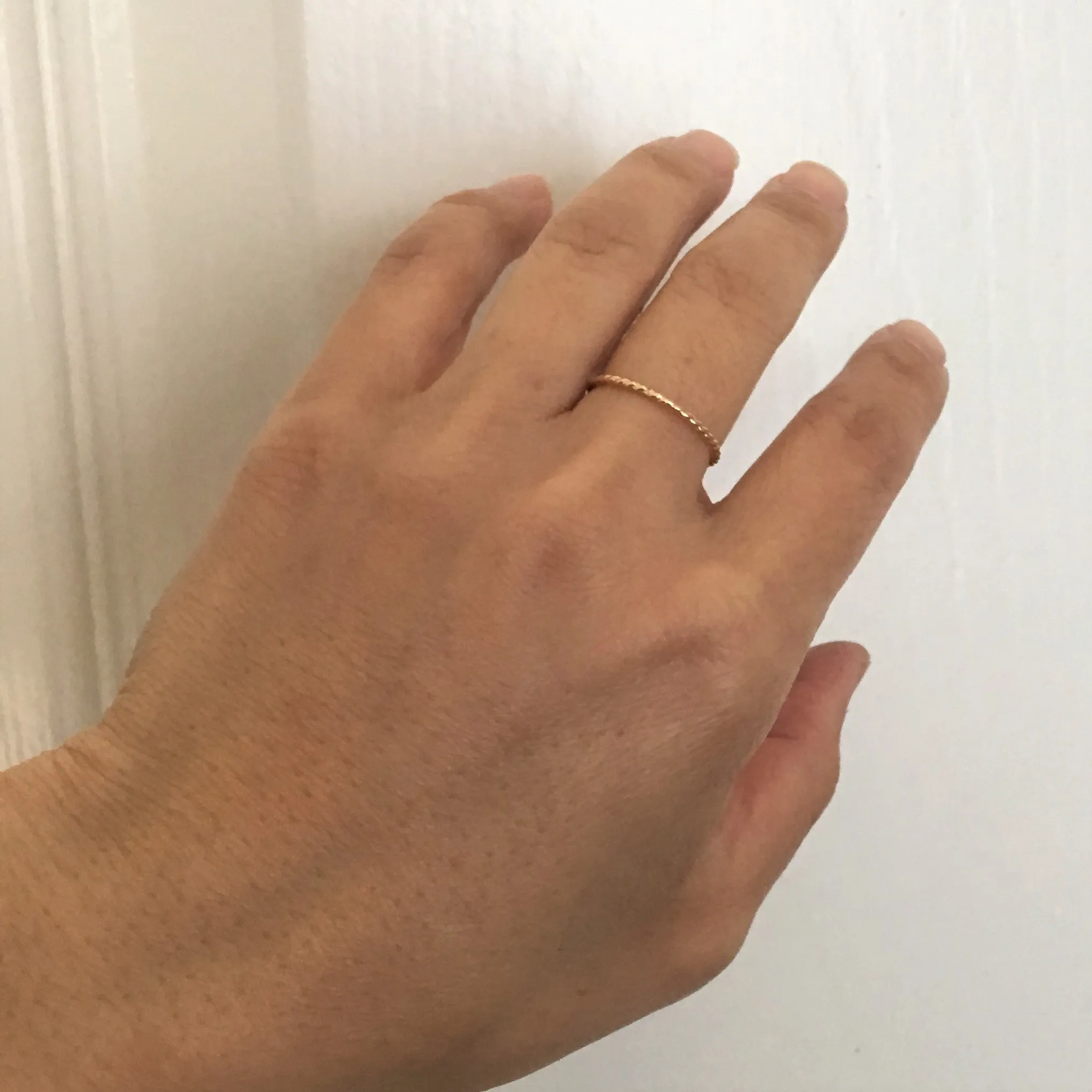THICK Twisted Stacking Ring