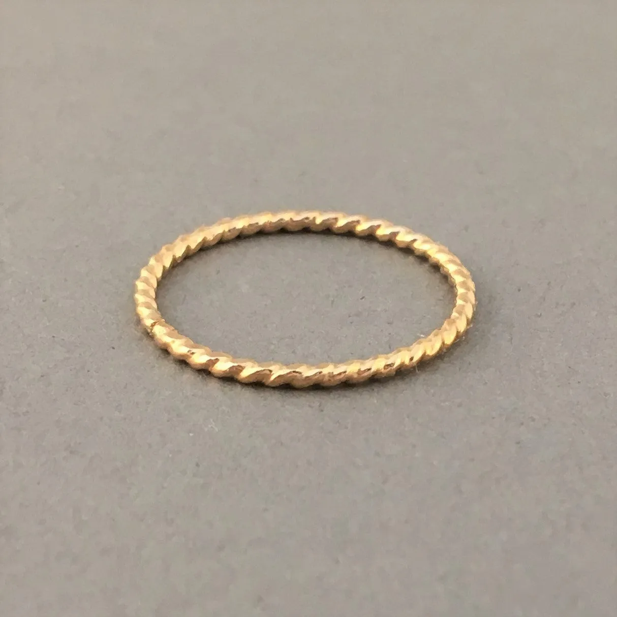 THICK Twisted Stacking Ring