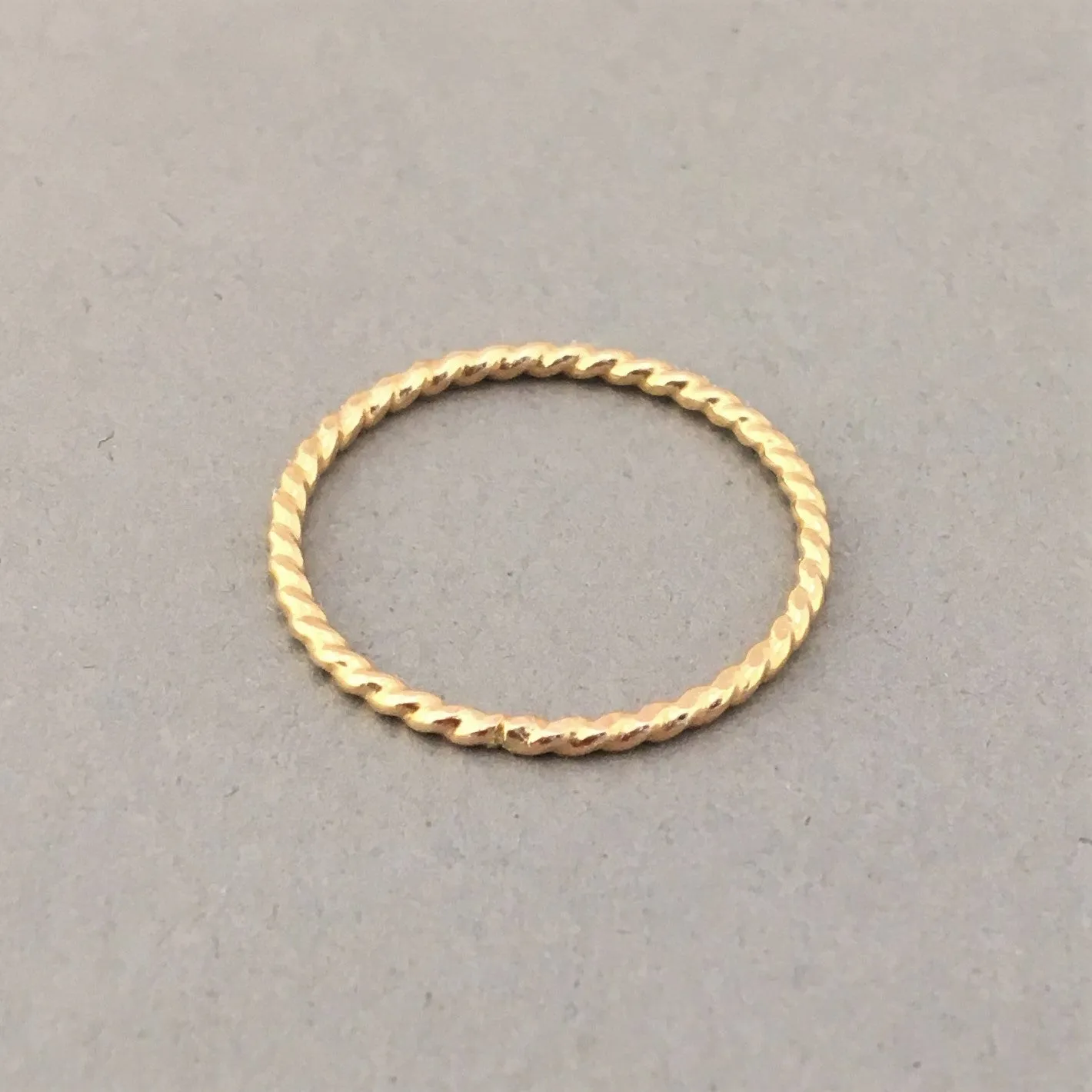 THICK Twisted Stacking Ring
