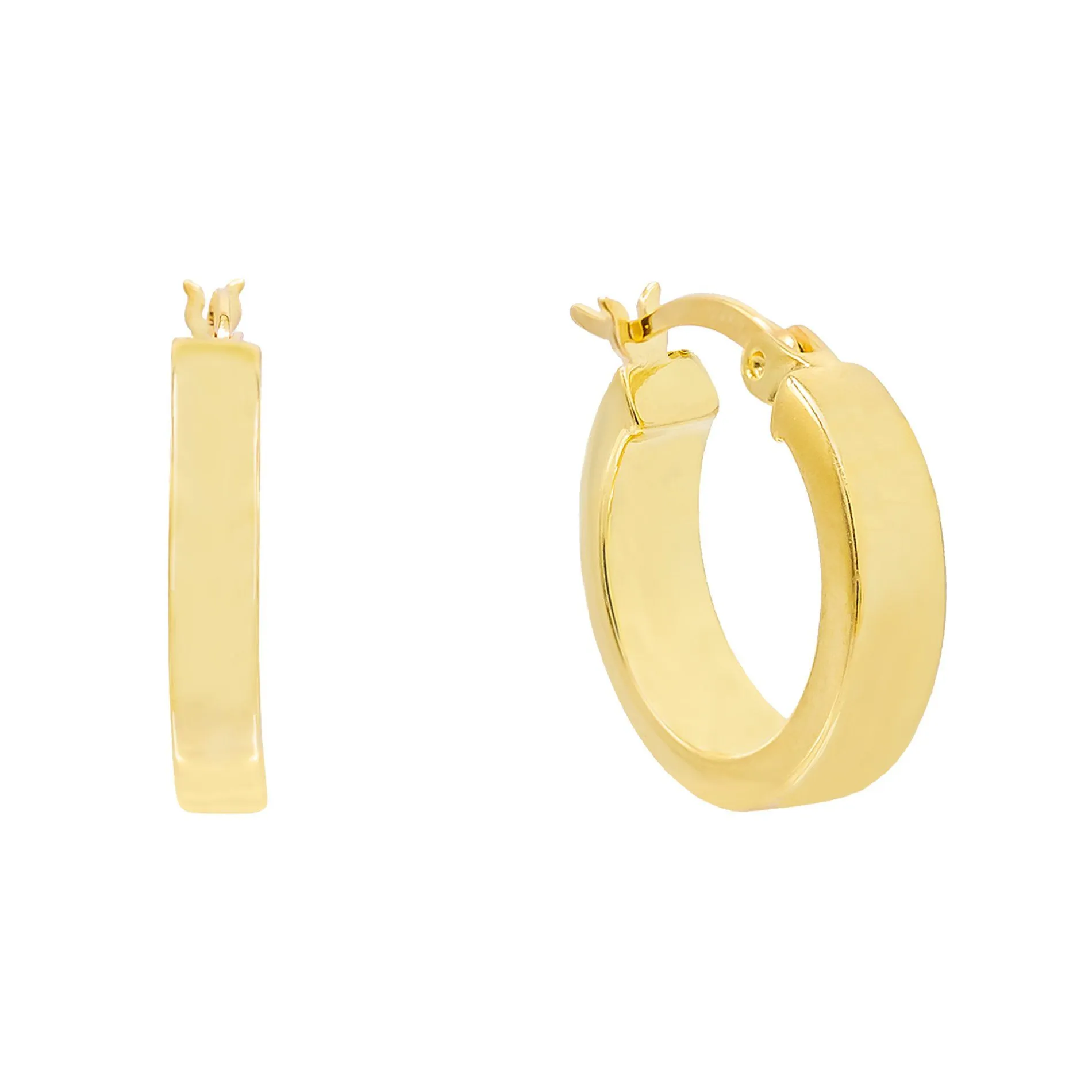Thick Wide Hoop Earring