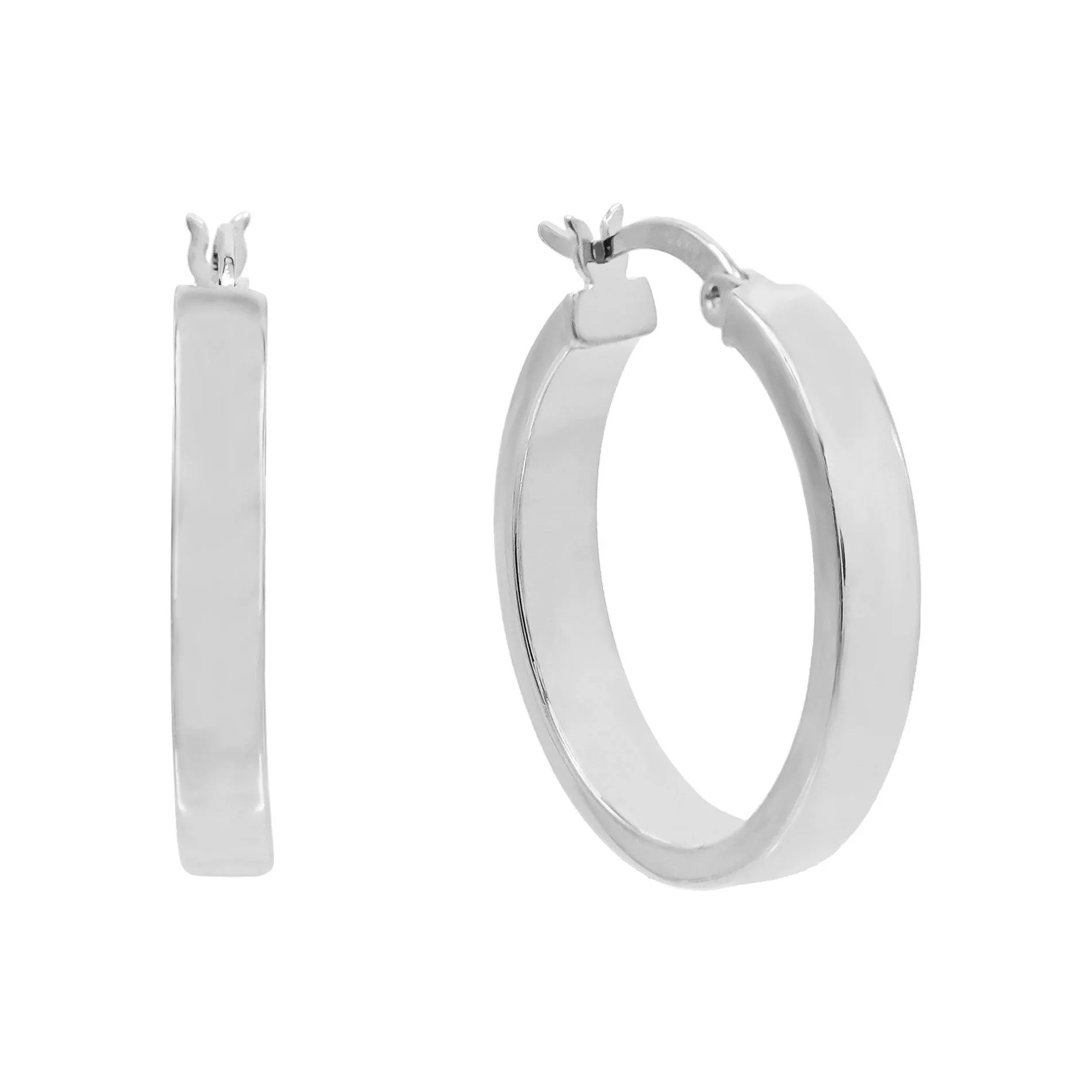 Thick Wide Hoop Earring