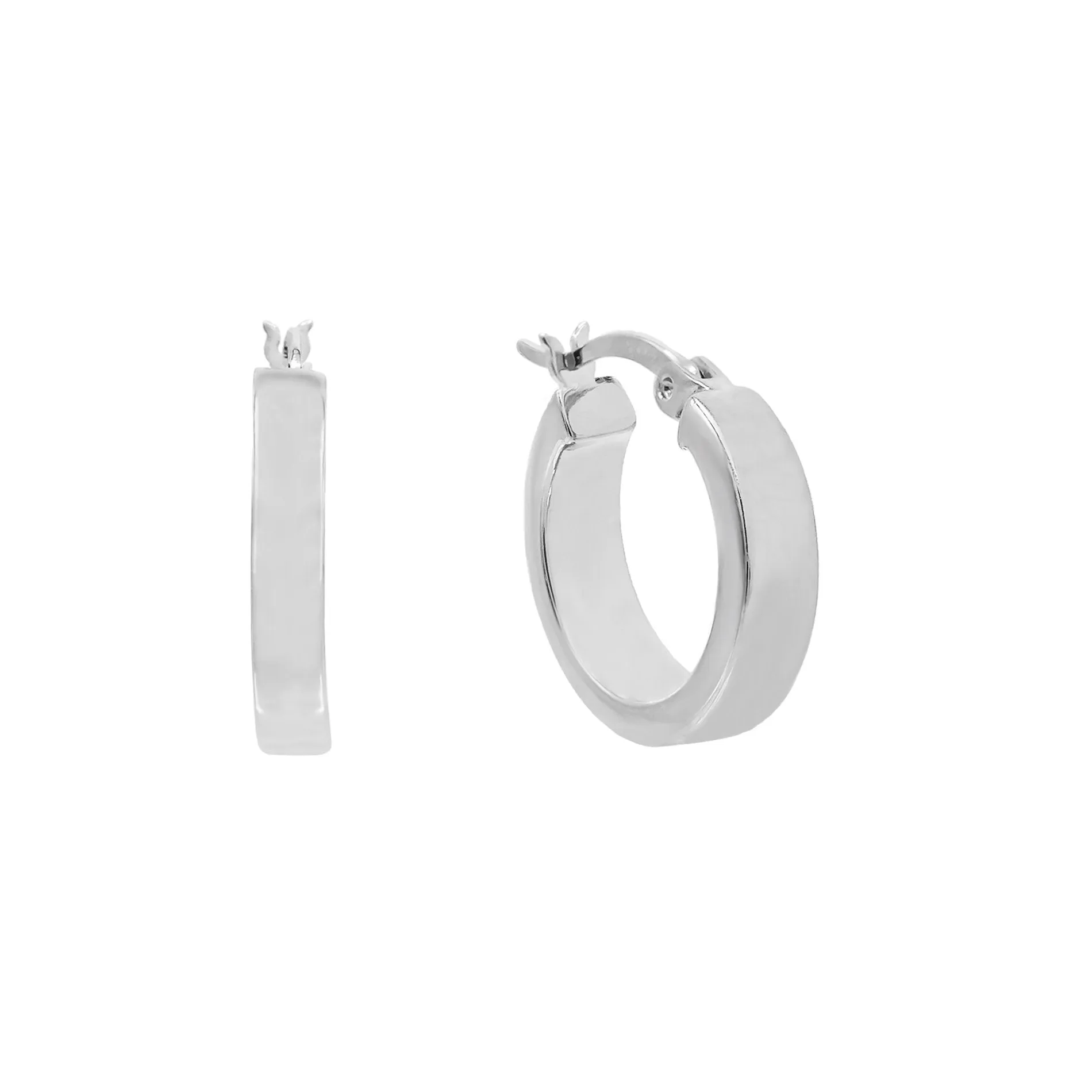 Thick Wide Hoop Earring