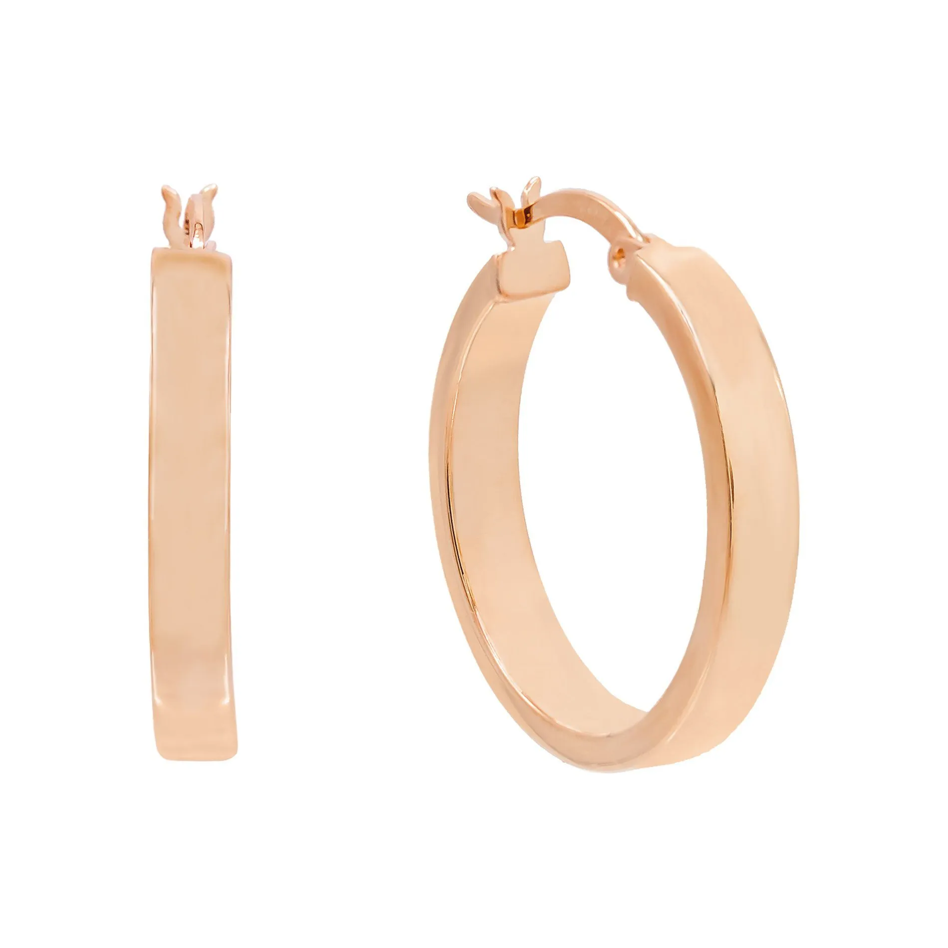 Thick Wide Hoop Earring