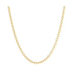 Three Stories 18" Medium Textured Oval Chain