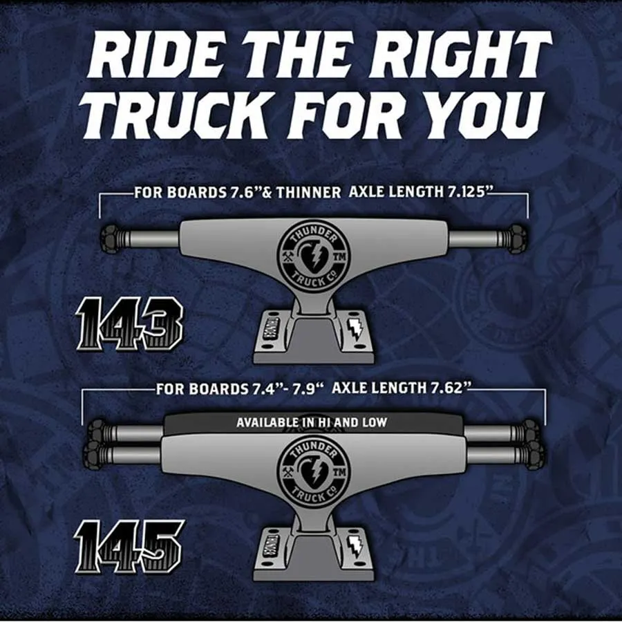 THUNDER POLISHED 143 TRUCKS