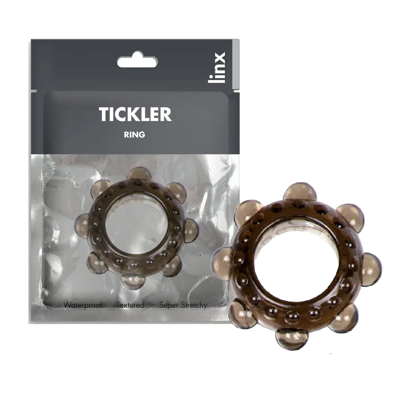 Tickler Textured Ring Smoke